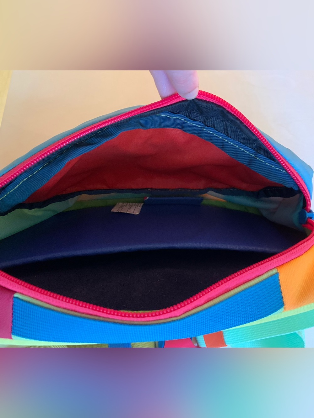 cotopaxi Multicolor Teal Red Orange Yellow Hip Pack - Picture 5 of 8